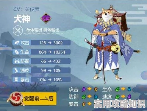 惊喜揭秘！阴阳师手游犬神全面属性培养深度分析攻略，新版本强力加强解析